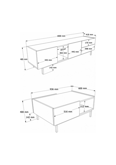 Yurudesign Sedra Tv Ünitesi Orta Sehpa 2'li Set Ahşap Ayaklı Sepet-kumsal Sd9-cs Yurudesign Sedra Tv Ünitesi Orta Sehpa 2'li Set Ahşap Ayaklı Sepet-kumsal Sd9-cs