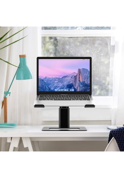 Masa İçin Ayarlanabilir Dizüstü Bilgisayar Standı Asansörlü Laptop Standı 10-17.3 İnç Yükseklik Ayarlı Sehpa Macbook