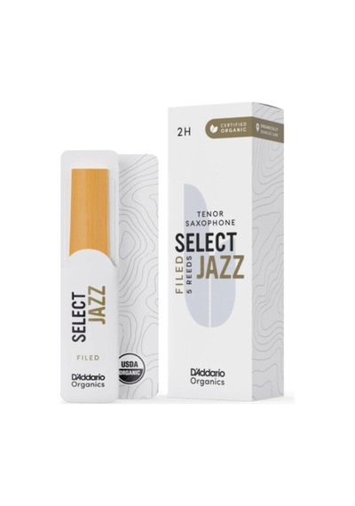 D\'addario Woodwinds Organic Select Jazz Tenor Saksafon Kamışı No:2 Hard