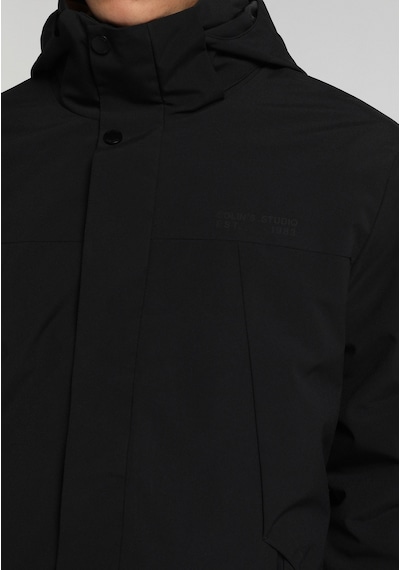 Colin's Colins 3 Farklı Kullanım Regular Fit Kapüşonlu Fermuarlı Astarlı Erkek Siyah Mont Cl1082080 Q1.v1 Blk