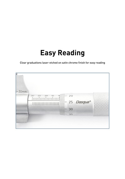 Dasqua 75-100mm Mekanik İç Çap Mikrometre 0.01mm Karbür Ağızlı 4911-8120
