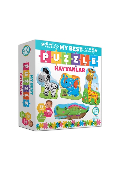 Circle Toys My Best Puzzle Hayvanlar