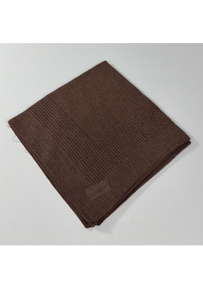 Miray Pano Pamuk Eşarp - 95 X 95 - 0623 Koyu Kahve