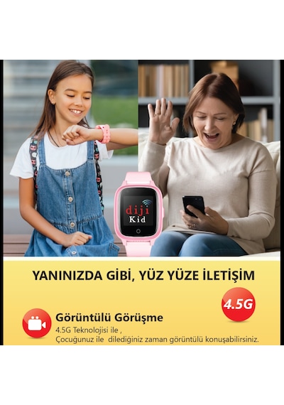 Dijikid 4.5G Akıllı Çocuk Saati (Distribütör Garantili)