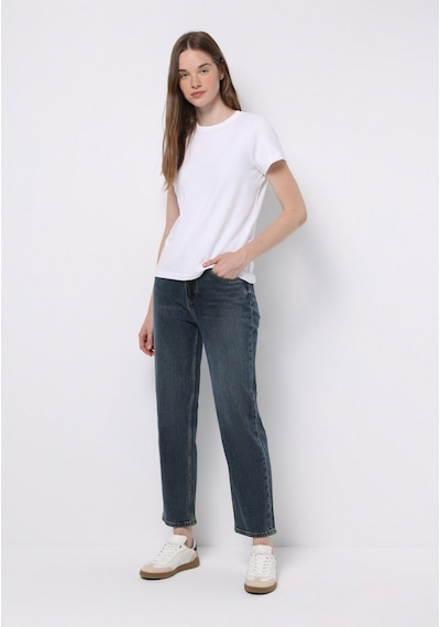 Colins Straight Fit Kadın İndigo Jean Pantolon Cl1077360 Q1.v1 Dn44649 Denim