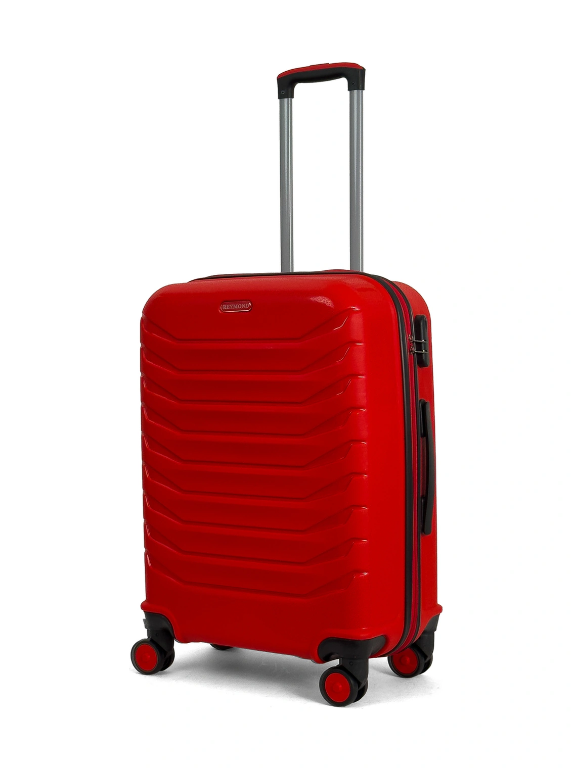 Reymond Luggage Lora Pp Polipropilen Kırılmaz Valiz, Orta Boy Kırmızı