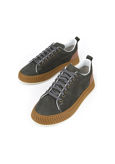 Ziya Erkek Hakiki Deri Günlük Sneaker 161983z8702 Gri 161983z8702 011 40