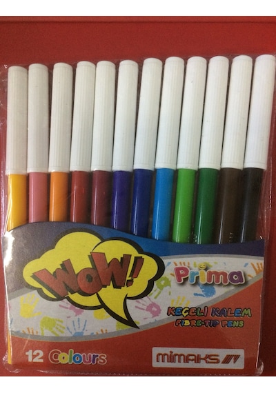 Keçeli Kalem 12  Renk
