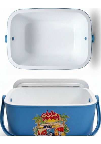 20 Lt Buzzy Retro Portatif Buzluk-298 Mavi