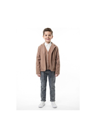 Xo Kids Erkek Çocuk 4lu Alt Üst Takım 6-9 Yaş 13204 Camel
