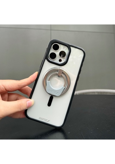 Raptic Magnetik Özellikli 360 Derece Dönebilen Parmak Ring Stand Gümüş