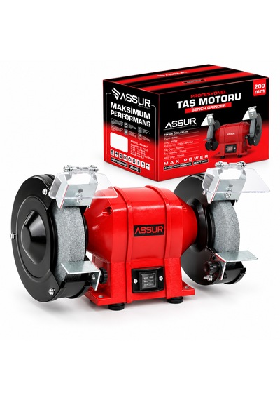Assur Asr467 900w 200 Mm Profesyonel Taş Motoru