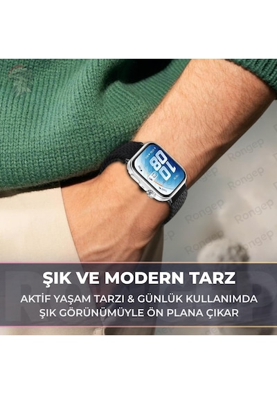 Örgü Loop Huawei Watch Fit 5/fit 5 Pro/fit 4/fit 4 Pro/fit 3 İle Uyumlu Kordon Manyetik Tokalı Konforlu Fit 5 Kordon Nefes Alabilen Elastik Kumaşlı Huawei Fit 5 Pro Kordonu Çok Renkli