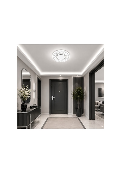 Diva Cristalya Serisi 50'lik 2 Katlı Krom Akrilik Uzaktan Kumandalı Dimmerli 3 Renk Ledli Plafonyer Ledli Avize Led Avize Çap 50 Cm Gümüş Diva Cristalya Serisi 50'lik 2 Katlı Krom Akrilik Uzaktan Kumandalı Dimmerli 3 Renk Ledli Plafonyer Ledli Avize Led Avize Çap 50 Cm Gümüş