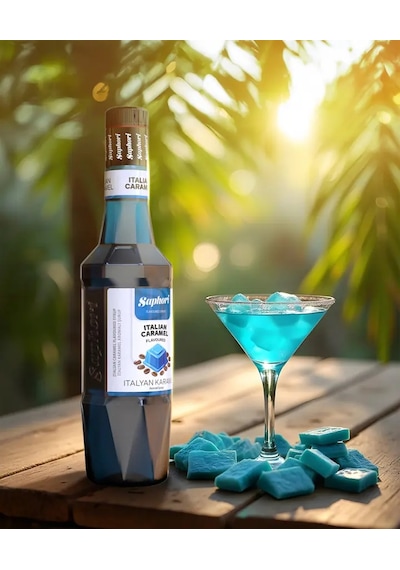 Saphori İtalyan Karamel Aromalı Kokteyl Şurubu İtalyan Karamel Aromalı Şurub 700 Ml