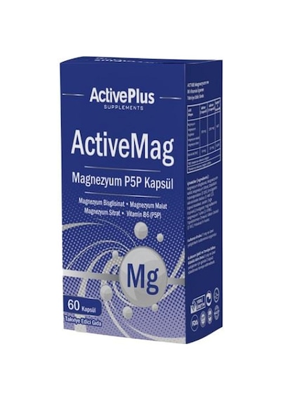 Active Plus Activemag Magnezyum P5p 60 Kapsül