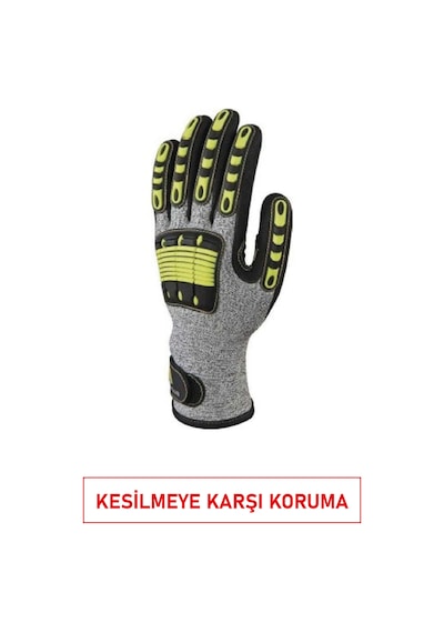 Vv910 Kesilmez Darbe Önleyici Eldiven No: 11 Profesyonel İş Güvenliği Eldiveni