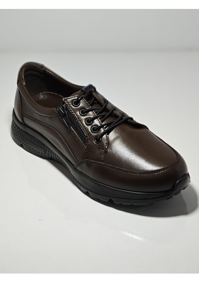 Cem Pekşen Maggy Bk7011f Kadın Günlük Deri Comfort Ayakkabı Kahve