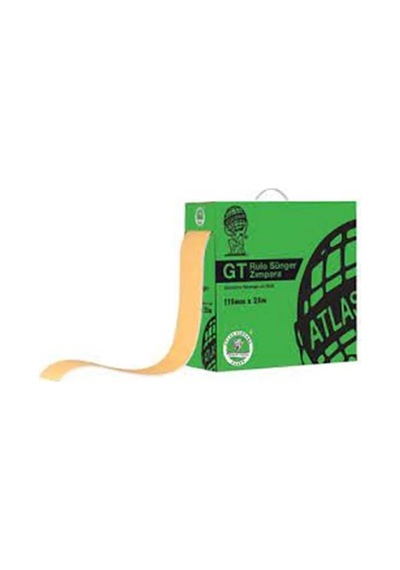 Atlas Green Rulo Sünger Zımpara 115 Mm 25 Mt 400 Kum