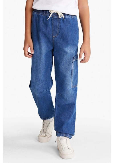 Defacto Erkek Çocuk Jogger Fit Jean Pantolon G3022a825aunm28 Mavi