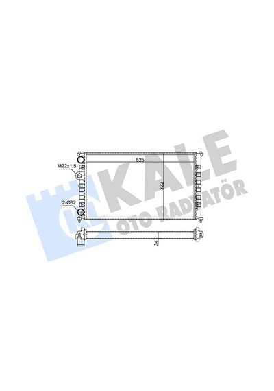 Seat Cordoba Motor Radyatoru 1.6 1999-2001 Abu Aee Alm Kale 349235