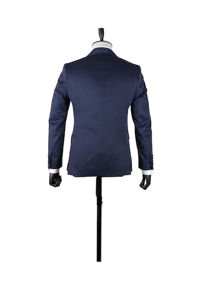 İmza Koyu Lacivert Desenli Armürlü Mono Yaka Astarlı Yelekli 6 Drop Slim Fit Dar Kesim Smokin Damatlık 1001220205-Koyu Lacivert İmza Koyu Lacivert Desenli Armürlü Mono Yaka Astarlı Yelekli 6 Drop Slim Fit Dar Kesim Smokin Damatlık 1001220205-Koyu Lacivert