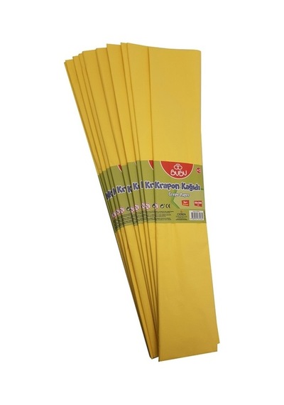 Bu-bu Krapon Kağıdı 10 Lu Sarı Bubu-kr0011