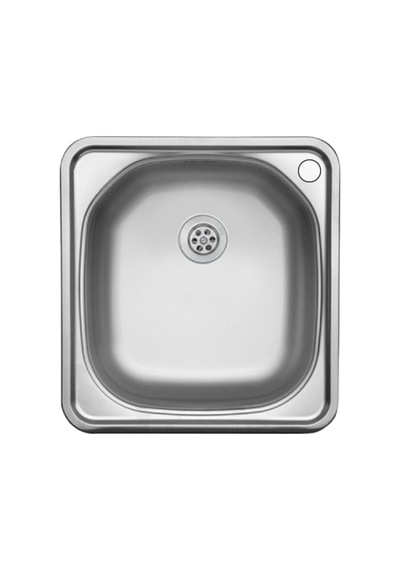 Ukinox Apollo 465 Tek Gözlü 46.5x43.5 Cm Paslanmaz Çelik Mutfak Eviyesi Inox