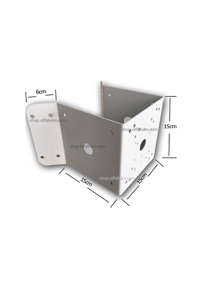 Rbox Rb-135 Gri Duvar Köşe Kamera Montaj Ayağı