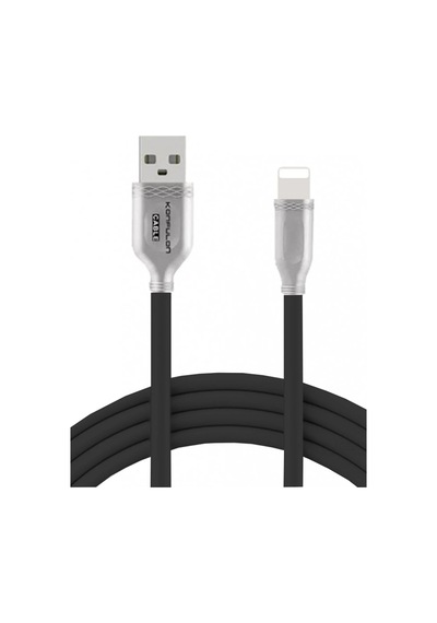 Konfulon - 935 - S48 Lightning Kablo Apple iPhone Uyumlu 1m 3a - Spt-gld - - Siyah