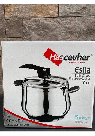 Peramari Hascevher Esila Çelik 7 Lt Klasik Düdüklü Tencere Güveç Kırmızı Diğer