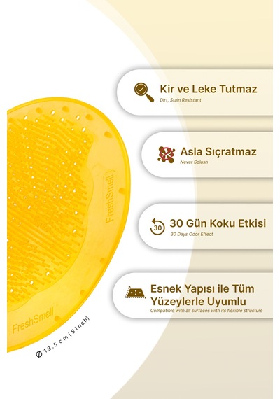Fresh Smell Pısuvar Suzgec Sılıkon Buyuk-summer Touch
