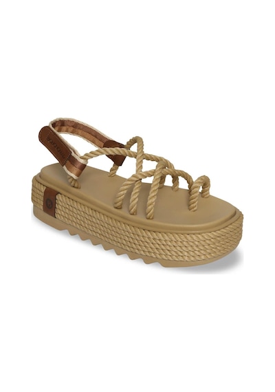 Bohnomad Bohonomad Ibiza Chunky Platform Kadın Sandalet - Bej