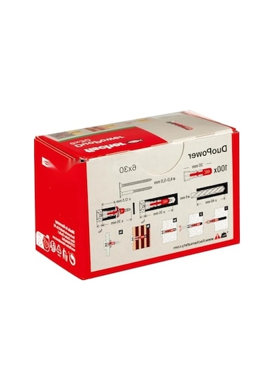 Duopower 6x30 Dübel Seti - 100 Adet