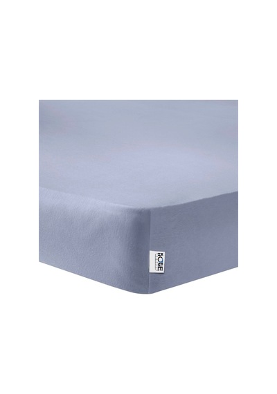 Penye Lastikli Çarşaf, Çift Kişilik , Açık Gri, %100 Pamuk Örme Kumaş, 130 Gr/m² Açık Gri