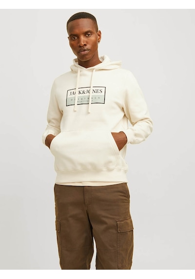 Jack & Jones Erkek Sweatshirt Krem 12262513 Jorfrederıksberg 25kw21000458 W210200 Krem