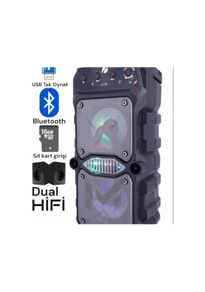 Kts 1096 Çift Çıkışlı Bluetooth Hoparlör
