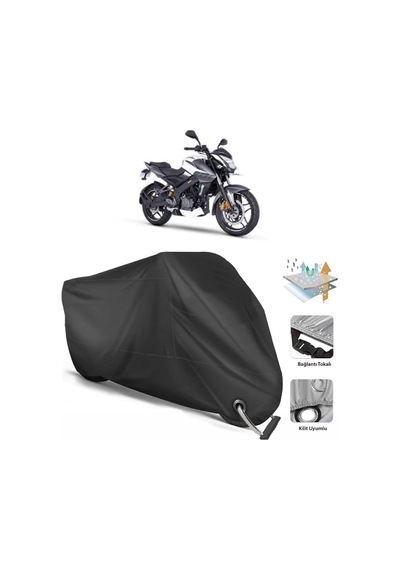 Bajaj Pulsar Ns 200 Motor Branda (Bağlantı, Kilit Uyumlu)-Siyah (457265206)