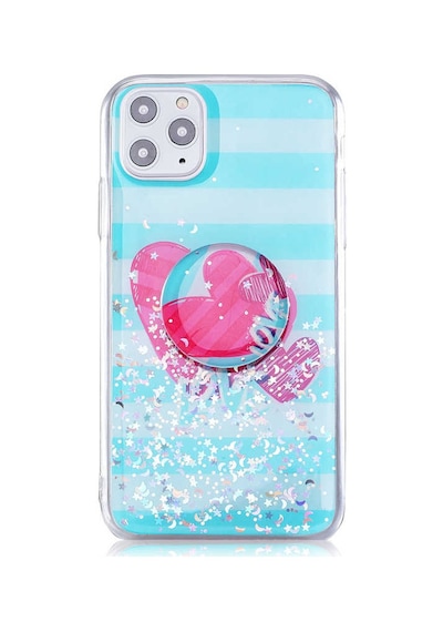 Apple Uyumlu iPhone 11 Pro Kılıf Pop Soket Renkli Vale Silikon