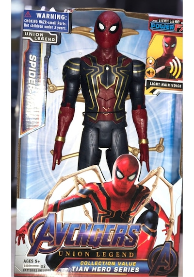 Avengers Enoy Spiderman Örümcek Adam Sesli Işıklı