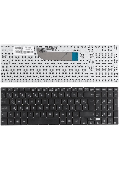 Asus Uyumlu TP501, TP501UB, TP501UQ Serisi Notebook Klavye (Siyah TR) (Pars Power) 501362