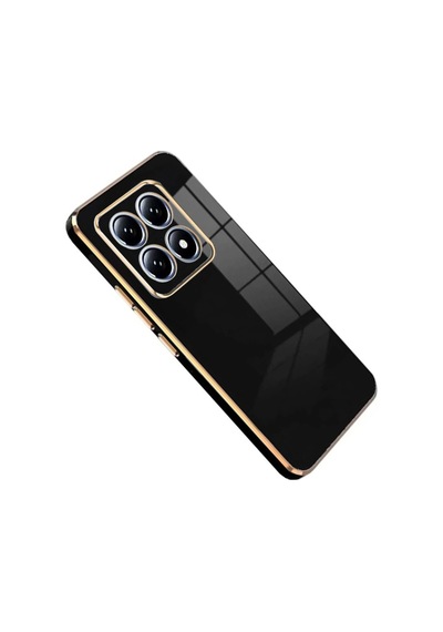 Xiaomi Mi 14t Pro Volet Silikon - Siyah Düz Renkli