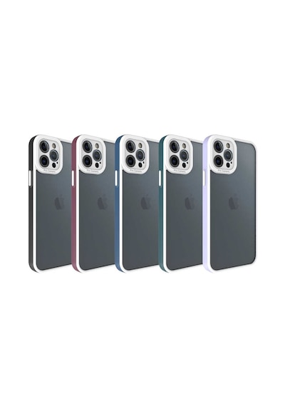 Zeyline Apple Uyumlu iPhone 12 Pro Max Zore Mima Kapak-lila