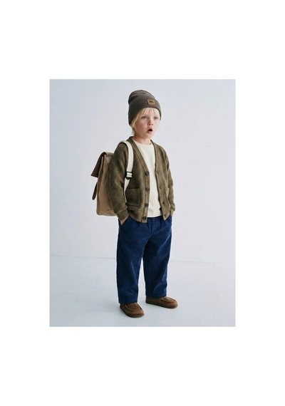 Poala Kids Lacivert Kadıfe Pantolon