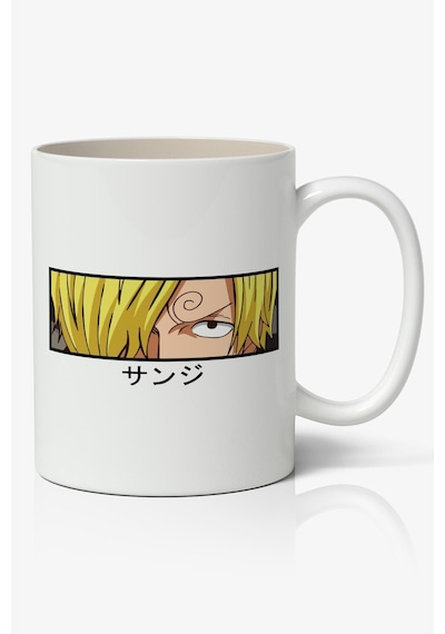 One Piece Anime Sanji Temalı Baskılı Kişiye Özel Kupa Bardak - Sevgiliye Arkadaşa Hediye Beyaz