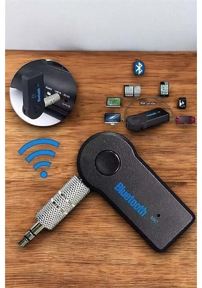 Tüm Araçlara Uyumlu Aux Car Bluetooth Kablosuz Ara Zauxkıt3-b698c