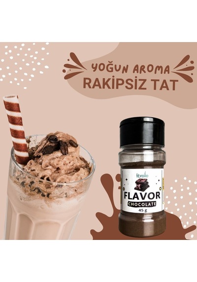 Fibrelle Flavor Chocolate Çikolatalı Aroma Verici 45 G