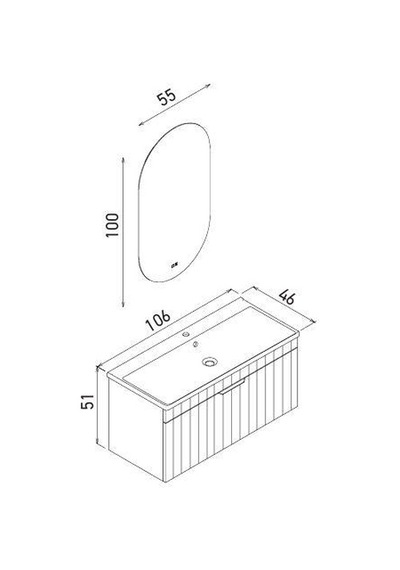 Orka Procida 105 Cm Mat Antrasit Banyo Dolabı Alt Modül Lavabo Antrasit Orka Procida 105 Cm Mat Antrasit Banyo Dolabı Alt Modül Lavabo Antrasit