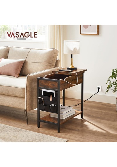 Vasagle Elektrikli Sehpa, Yan Masa, Katlanır Masa, Başucu Masası, Elektrik Soketli, Kumaş Eşya Torbalı, , Kahverengi - Siyah, Let311b01 Sku: Smg8690010153654 Açık Ceviz Vasagle Elektrikli Sehpa, Yan Masa, Katlanır Masa, Başucu Masası, Elektrik Soketli, Kumaş Eşya Torbalı, , Kahverengi - Siyah, Let311b01 Sku: Smg8690010153654 Açık Ceviz