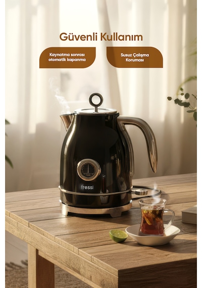 Fressi FR-KT05 1.7 L Isı Göstergeli Retro Kettle